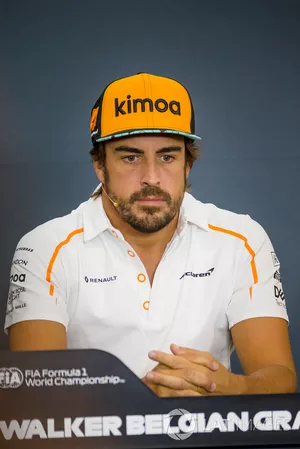 Fernando Alonso, McLaren en conférence de presse