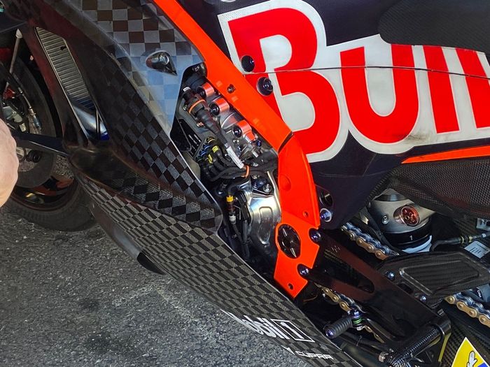 Detalle de la moto, Red Bull KTM