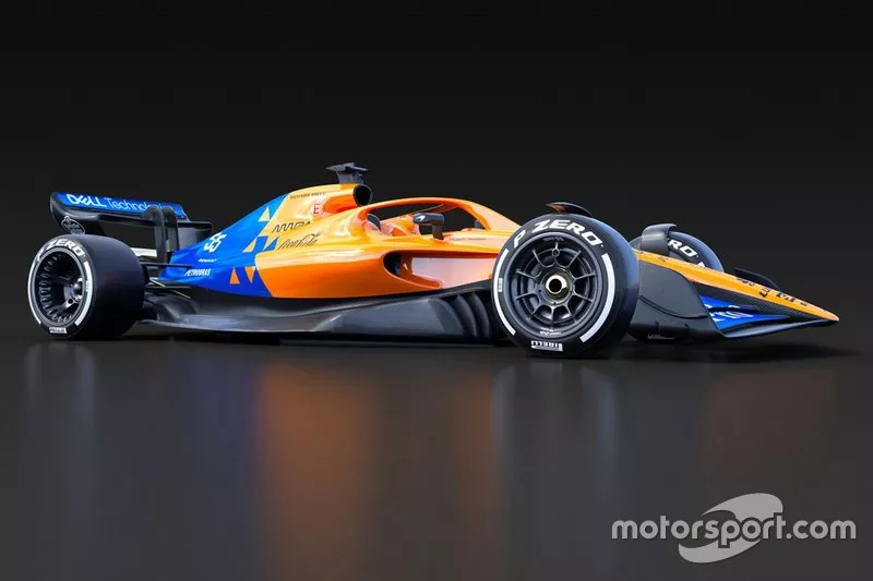La F1 2021 version McLaren