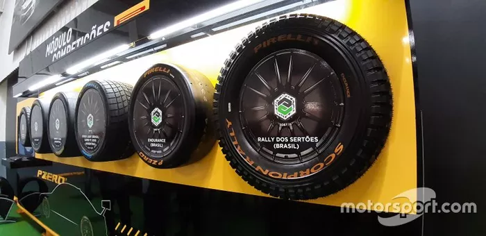 Módulo Competições da fábrica da Pirelli em Campinas