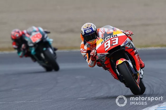 Marc Marquez, Repsol Honda Team, Fabio Quartararo, Petronas Yamaha SRT