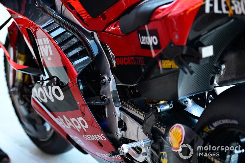 Ducati Team bike, new frame