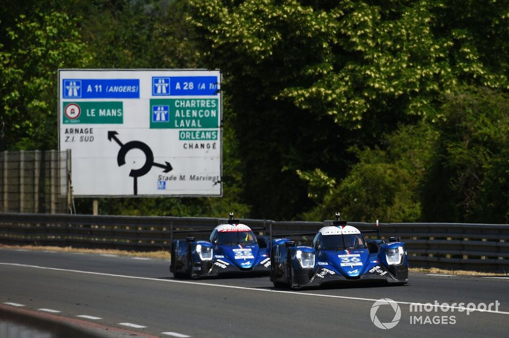 #36 Alpine Elf Team Oreca 07 - Gibson de Matthieu Vaxiviere, Charles Milesi, Julien Canal. #35 Alpine Elf Team Oreca 07 - Gibson de Andre Negrao, Olli Caldwell, Memo Rojas