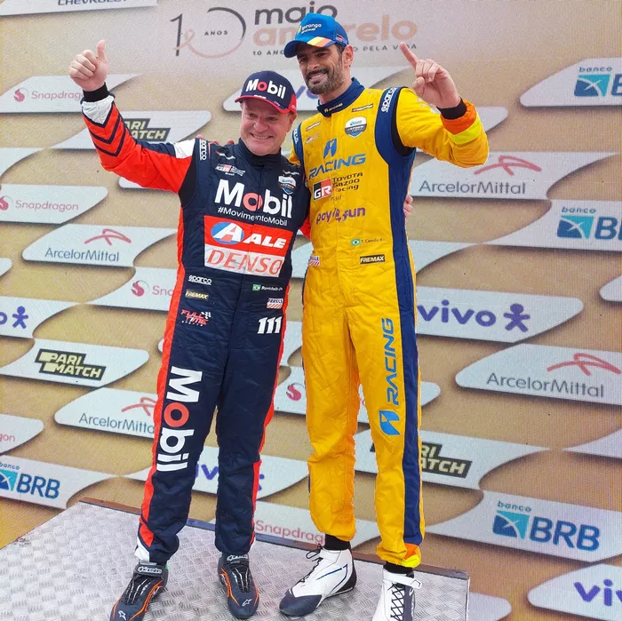 Rubens Barrichello e Thiago Camilo