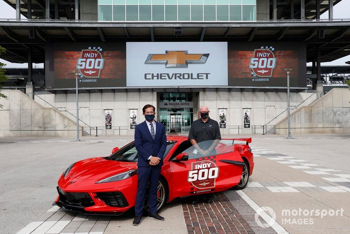 Chevrolet Corvette Pace Car unveiling 