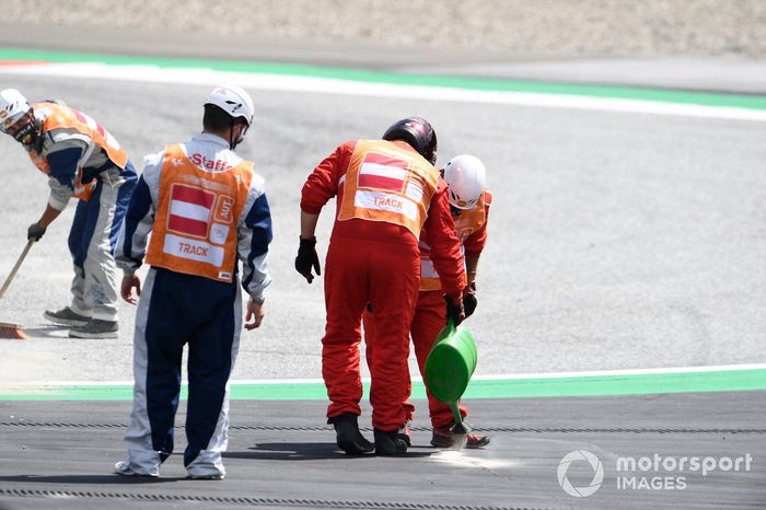 Accidente de Johann Zarco, Avintia Racing