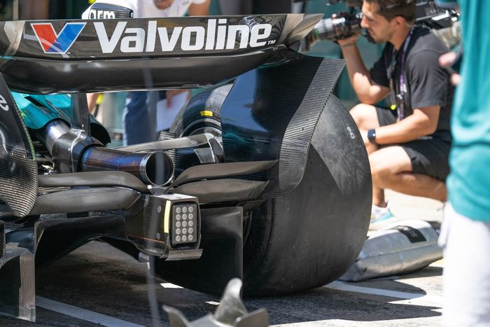 Aston Martin AMR25 technical detail