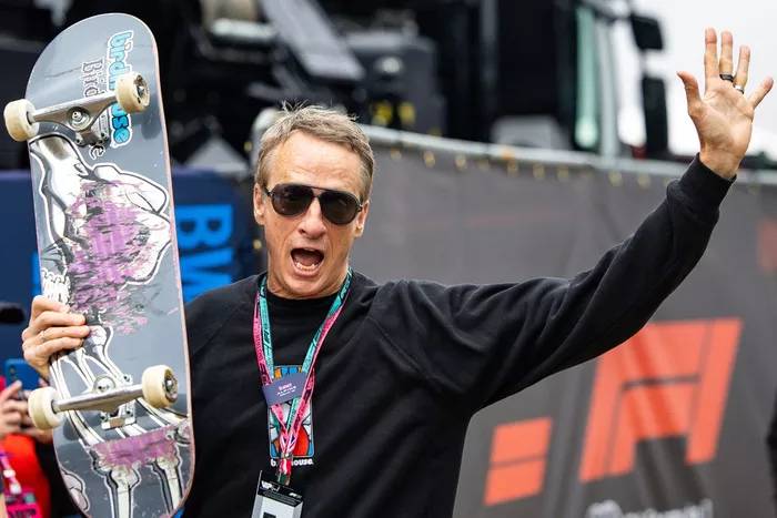 Skateboarder Tony Hawk 