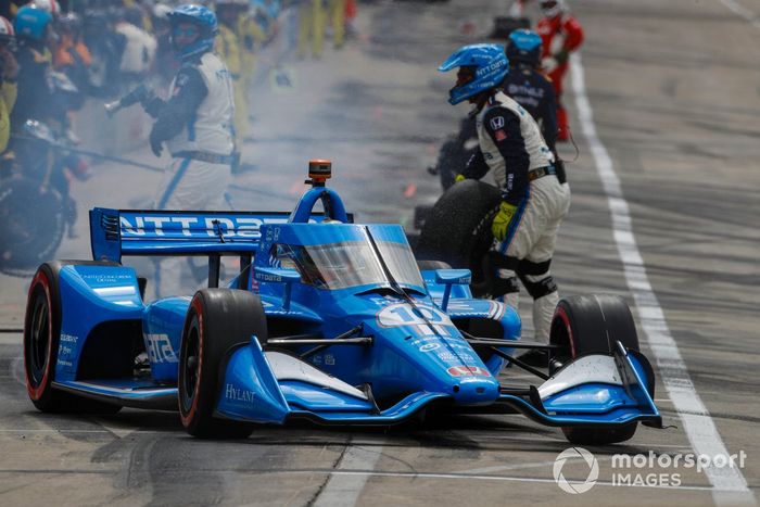 Alex Palou, Chip Ganassi Racing Honda, Pit Stop