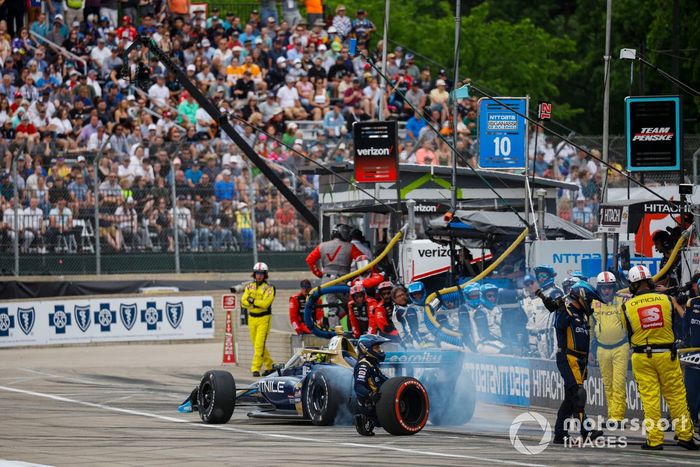 Conor Daly, Ed Carpenter Racing Chevrolet, Pit Stop