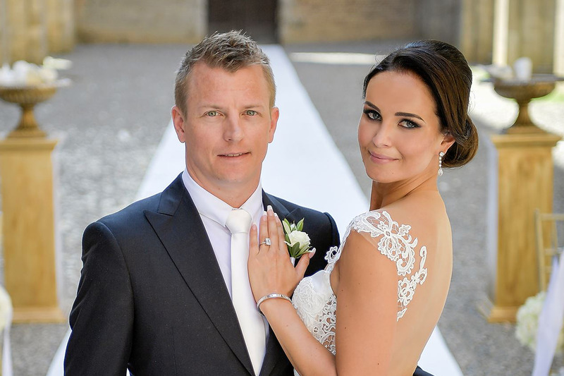 Mariage de Kimi Räikkönen et Minttu Virtanen