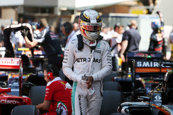 Lewis Hamilton, Mercedes AMG F1 in qualifying parc ferme