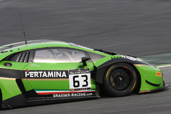 #63 GRT Grasser Racing Team Lamborghini Huracan GT3: Nicolas Pohler, Mirko Bortolotti