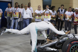 Terzo posto Lewis Hamilton, Mercedes AMG F1 Team