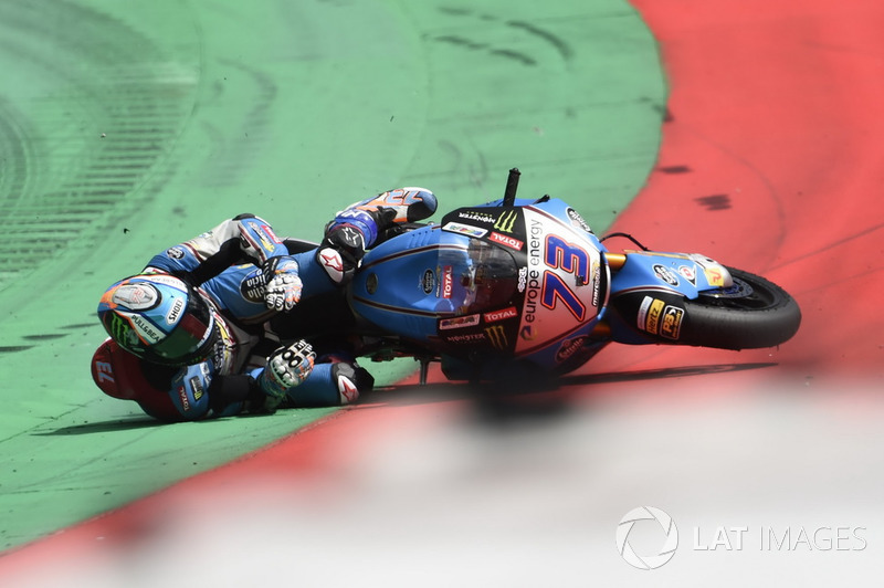 Caída Alex Marquez, Marc VDS