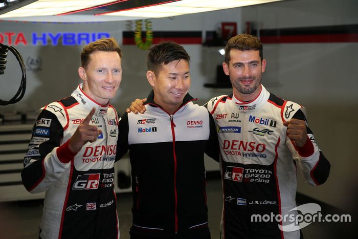 Pole de #7 Toyota Gazoo Racing Toyota TS050: Mike Conway, Kamui Kobayashi, Jose Maria Lopez
