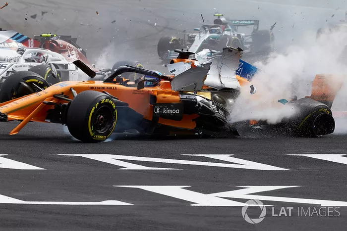 Acidente de Fernando Alonso, McLaren MCL33