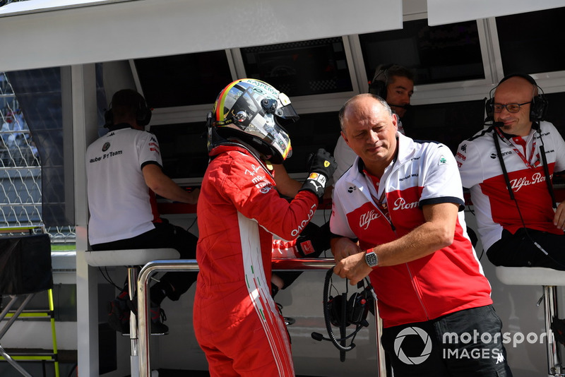 Себастьян Феттель, Ferrari, керівник Sauber Фердерік Вассьор