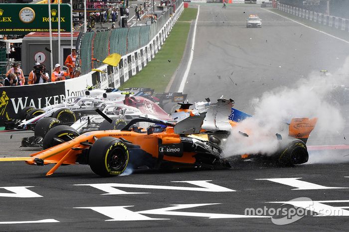 Accidente de Fernando Alonso, McLaren MCL33 