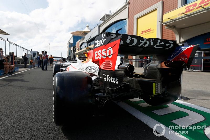 La nueva decoración del Red Bull Racing RB16B en Turquía