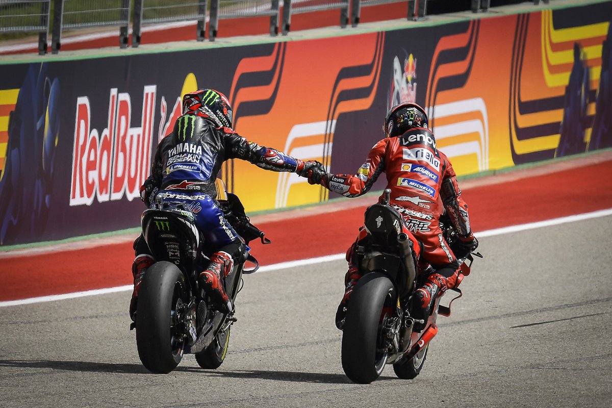 Fabio Quartararo, Yamaha Factory Racing, Francesco Bagnaia, Ducati Team