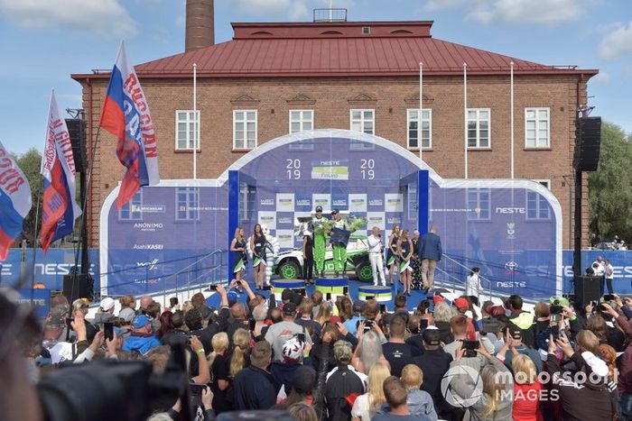 Ganador WCR2 Pro, Kalle Rovanperä, Jonne Halttunen, Skoda Motorsport Skoda Fabia R5