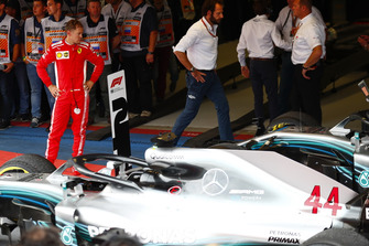 Third place Sebastian Vettel, Ferrari