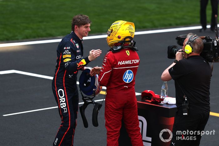 Lewis Hamilton, Ferrari, Max Verstappen, Red Bull Racing