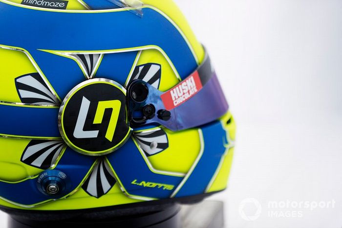 The helmet of Lando Norris, McLaren
