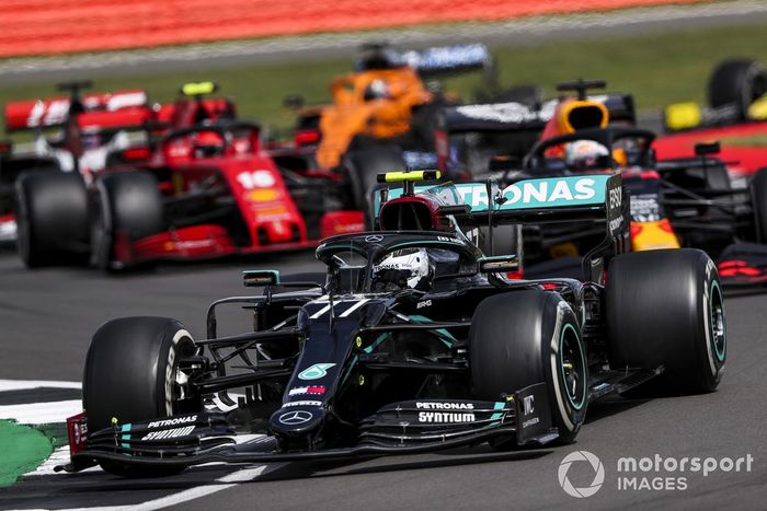 Valtteri Bottas, Mercedes F1 W11, Max Verstappen, Red Bull Racing RB16, Charles Leclerc, Ferrari SF1000