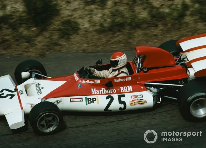 Helmut Marko, BRM P160B, durante la práctica