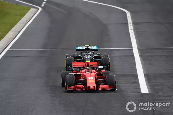 Charles Leclerc, Ferrari SF1000, Valtteri Bottas, Mercedes F1 W11