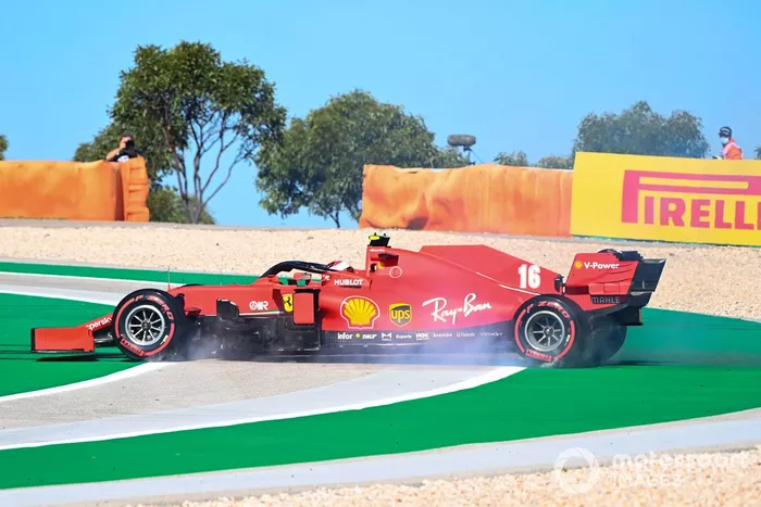 Trompo de Charles Leclerc, Ferrari SF1000