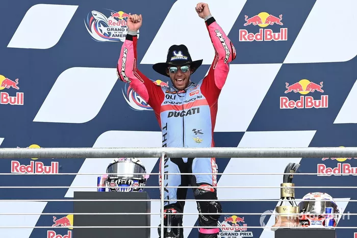 Podio: ganador Enea Bastianini, Gresini Racing 