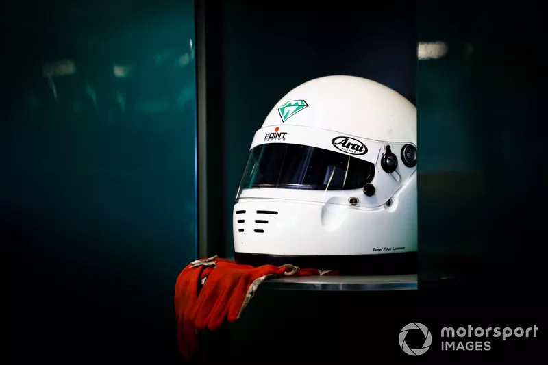 El primer casco de Sebastian Vettel