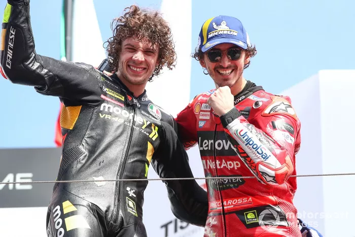 Francesco Bagnaia, Equipo Ducati, Marco Bezzecchi, VR46 Racing Team