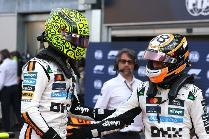 Lando Norris, McLaren, Oscar Piastri