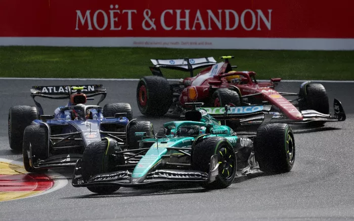 Lewis Hamilton, Ferrari, Lance Stroll, Aston Martin Racing, Carlos Sainz, Williams