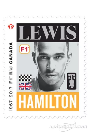 Lewis Hamilton stamp