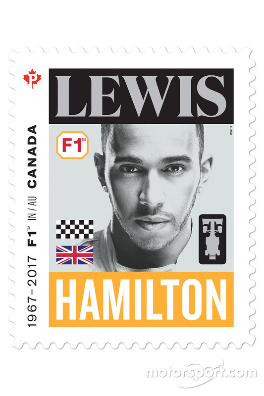 Sello de Correo de Lewis Hamilton