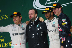 Podium: 1. Lewis Hamilton, Mercedes AMG F1; 2. Nico Rosberg, Mercedes AMG F1; 3. Max Verstappen, Red Bull Racing