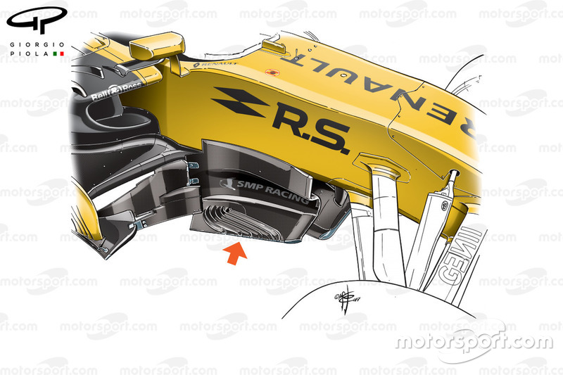 Renault R.S. 17 new barge board