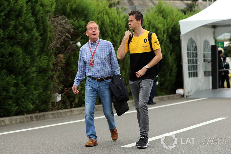 Jolyon Palmer, Renault Sport F1 Team with his Father Jonathan Plamer