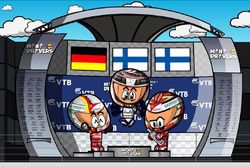 El GP de Rusia 2017 de F1 según Los Minidrivers