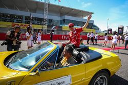 Kimi Raikkonen, Ferrari en el desfile de pilotos