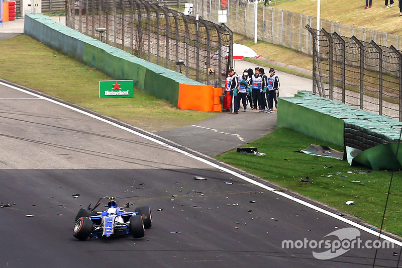 Авария Антонио Джовинацци, Sauber C36