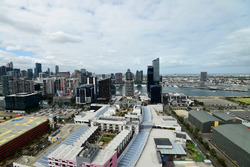 Melbourne şehir görünümü