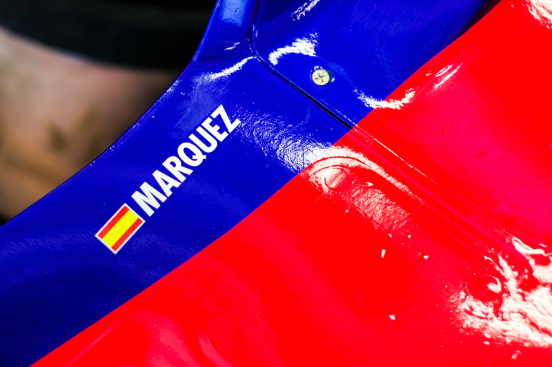 Marc Marquez, teste la Toro Rosso F1