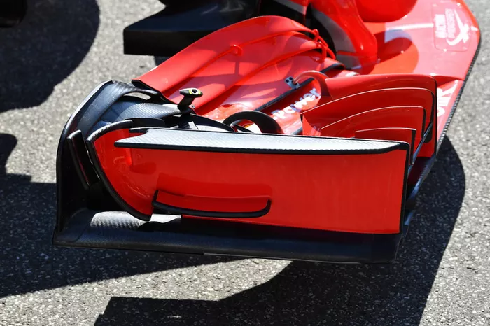 Ferrari SF71H front wing detail