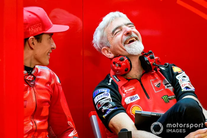 Marc Marquez, Ducati Team, Luigi Dall'lgna, General Manager Ducati Corse
